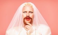 Bestselling author of Diary of a Drag Queen, Tom Rasmussen, photographed for the Observer Magazine.