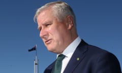 Michael McCormack outside Parliament House