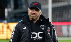 Wayne Rooney walks on to the Audi Field pitch before the match against New York City FC