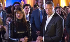 Taraji P Henson and Terrence Howard as Cookie and Lucious in Empire.