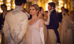 James Norton’s Prince Andrei asks Lily James’s Natasha to dance