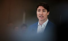 CANADA-POLITICS-TRUDEAU<br>Canadian Prime Minister Justin Trudeau speaks during a news conference in Montreal, Canada, on July 3, 2024. The Prime Minister was asked multiple times by media about the recent loss the Liberal Party of Canada suffered in Toronto-St-Paul's, a historic Liberal stronghold. The media also pressed the Prime Minister on his future with the party and if he would call a caucus meeting with his party. (Photo by ANDREJ IVANOV / AFP) (Photo by ANDREJ IVANOV/AFP via Getty Images)