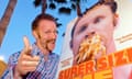 FILE - Morgan Spurlock poses at the Los Angeles premiere of his film "Super Size Me," Thursday night, April 22, 2004, in the Hollywood section of Los Angeles. Spurlock, an Oscar-nominee who made food and American diets his life’s work, famously eating only at McDonald’s for a month to illustrate the dangers of a fast-food diet, has died. He was 53. (AP Photo/Mark J. Terrill)