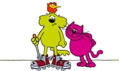 Shimmering and scruffy ... Roobarb and Custard