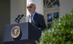 Joe Biden speaks at the White House on 1 September. 