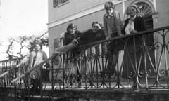 the durrell family at their villa on corfu