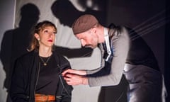 Shamira Turner and Tom Lyall in An Execution (By Invitation Only) at Camden People’s Theatre, London. 