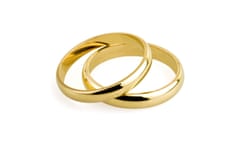 Gold wedding rings