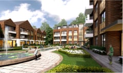 Artist’s impression of L&G's Guild Living retirement village project