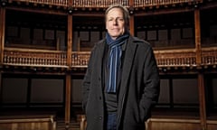 James Shapiro at Shakespeare’s Globe theatre in London.