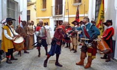 Recreation of Surrender of Breda by Velázquez in Seville