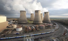 Drax power station near Selby, North Yorkshire, which has a biomass facility.