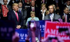 Donald Trump and Nigel Farage