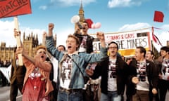 On the march … a scene from the film Pride.