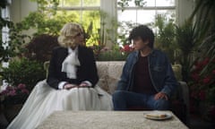 Jan Stevens (Gwendoline Christie) and Billy Rubin (Asa Butterfield) in Flux Gourmet.