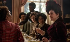 Julia Ormond (far right) as Mrs Wilcox in the 2017 TV adaptation of Howards End.