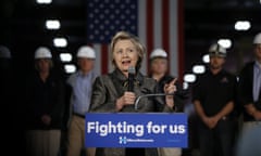 Hillary Clinton<br>Democratic presidential candidate Hillary Clinton speaks during a campaign stop, Tuesday, April 26, 2016, at Munster Steel in Hammond, Ind. (AP Photo/Matt Rourke)