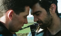 Josh O’Connor and Alec Secareanu in God’s Own Country.