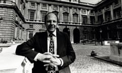 MIchael Kauffmann, director of the Courtauld Institute, outside Somerset House, London, the Courtauld’s home from 1989 onwards