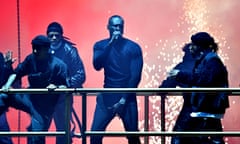 A celebration of creativity … Stormzy at the Brit awards.