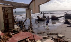 Devastation in El Bosque on Mexico’s Tabasco coast, in February this year.