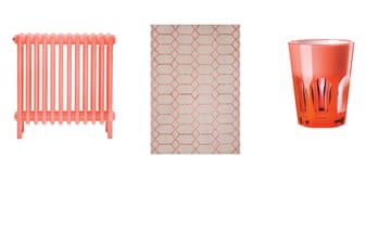 Items for the home in the shade of the year - Living Coral