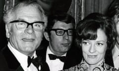Ron Galella Archive - File Photos<br>Actress Maggie Smith and actor Laurence Olivier attending ‘National Theater Opening Honoring Laurence Olivier’ on January 20, 1970 at the National Theater in Westwood, California. (Photo by Ron Galella/WireImage)