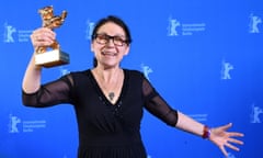 Director Ildiko Enyedi receives the Golden Bear for Best Film 'On Body and Soul' during the awards ceremony at the 67th Berlinale International Film Festival in Berlin, Germany, February 18, 2017.  REUTERS/Britta Pedersen/POOL     TPX IMAGES OF THE DAY