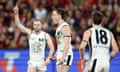 Carlton have won their AFL semi-final against the Melbourne Demons at the MCG and will face the Brisbane Lions in the preliminary final.