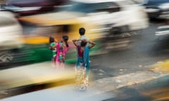 Rush hour in Delhi