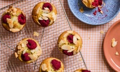 Ravneet Gill's pistachio and raspberry mini cakes. 258