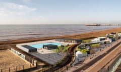 Artist’s impression of Brighton’s new beachfront pool site