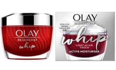 Olay’s Regenerist Whip moisturiser