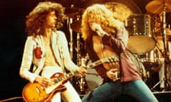 Jimmy Page and Robert Plant of Led Zeppelin