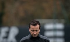 FILES-FBL-FRA-LIGUE1-RENNES-STEPHAN<br>(FILES) In this file photo taken on November 23, 2020, Rennes' French head coach Julien Stephan takes part in a training session at the Piverdiere training centre in Rennes, western France, on the eve of the UEFA Champions League football match between Stade Rennais FC and Chelsea. - Julien Stephan, Rennes' French coach since December 2018, resigned on March 1, 2021, after another defeat against Nice, the club announced in a press release. (Photo by Loic VENANCE / AFP) (Photo by LOIC VENANCE/AFP via Getty Images)