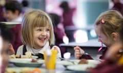 Lunchtime at a primary school