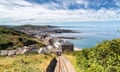 View from the top of the railway looking down onto the bay.