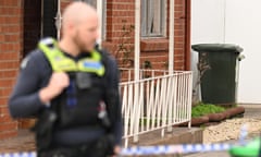 Victoria police at a home in Coolaroo