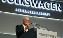 Ferdinand Piëch in 2009. VW was said to have been three months from filing for bankruptcy when Piëch joined it in 1993 with US annual sales down to just 62,000 cars.