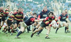 Richmond take on London Scottish at the Madejski Stadium in January 1999