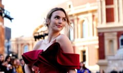 Best actress nominee Jodie Comer arrives at the Olivier awards