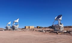 The Simons Observatory, high above the Atacama Desert in Chile