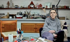 Leonora Carrington in her studio in Mexico City in 2010