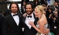 'The Apprentice' premiere, 77th Cannes Film Festival, France - 20 May 2024<br>Mandatory Credit: Photo by David Fisher/REX/Shutterstock (14490934ez) Sebastian Stan, Ali Abbasi and Maria Bakalova 'The Apprentice' premiere, 77th Cannes Film Festival, France - 20 May 2024