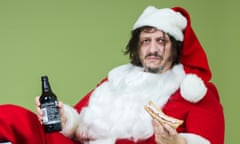 Jay Rayner as Bad Santa for OFM November 2016