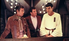 Star Trek III The Search for Spock Year: 1984 USA William Shatner, Leonard Nimoy, DeForest Kelley Director: Leonard Nimoy. Image shot 1984. Exact date unknown.<br>B7TFEN Star Trek III The Search for Spock Year: 1984 USA William Shatner, Leonard Nimoy, DeForest Kelley Director: Leonard Nimoy. Image shot 1984. Exact date unknown.