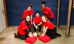 Volunteers from StreetDoctors