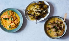 Mallika Basu's coconut milk curries.