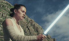 Daisy Ridley as Rey in Star Wars: The Last Jedi