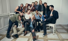 Getty Images SXSW Portrait Studio Powered By Samsung<br>AUSTIN, TX - MARCH 11: The cast and crew of 'Everybody Wants Some!!' pose in the Getty Images SXSW Portrait Studio powered by Samsung on March 11, 2016 in Austin, Texas. (Photo by Smallz &amp; Raskind/Getty Images for Samsung)